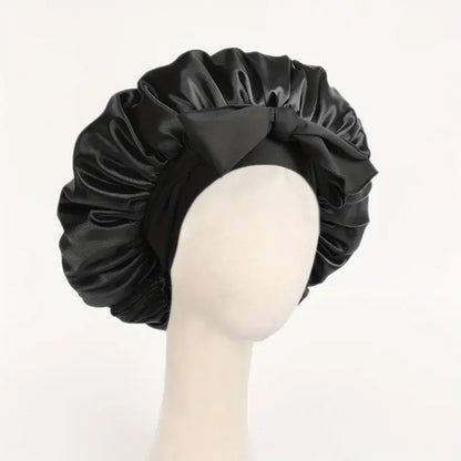 Bonnet en Satin Ajustable – Protection Nocturne des Cheveux