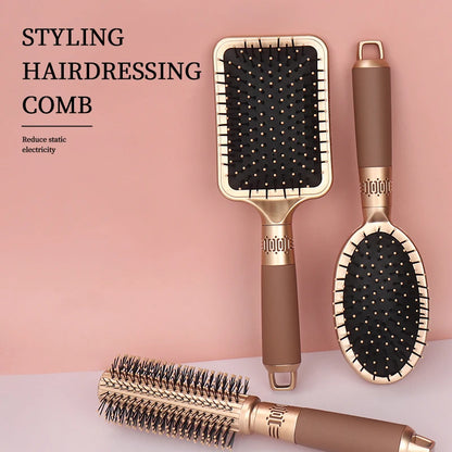 Brosse Démêlante Massante – Cheveux Bouclés, Frisés et Crépus