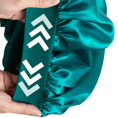 Bonnet en Satin Ajustable – Protection Nocturne des Cheveux